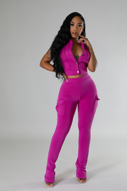 Plum Havana Pant Set💗